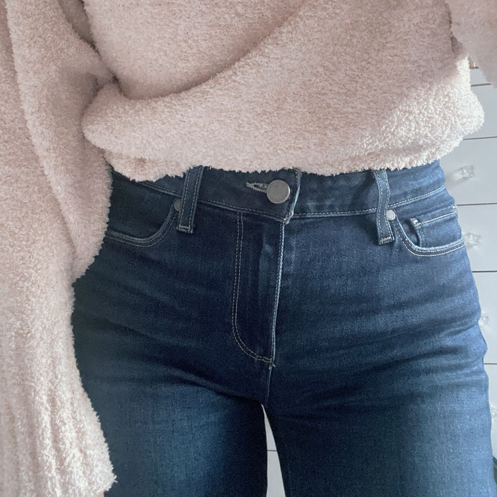 Paige Verdugo ankle raw hem jeans in Darton distressed - Picture 10 of 12
